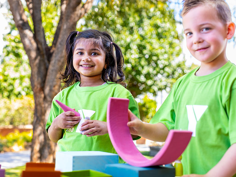 ELC kids outdoor arts and crafts
