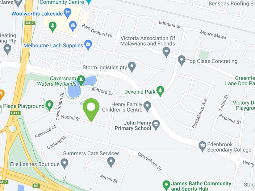 Location map image of the Pakenham YMCA Early Learning Centre