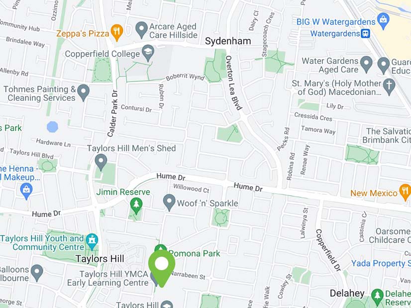 Location map image of the Taylors Hill YMCA Early Learning Centre