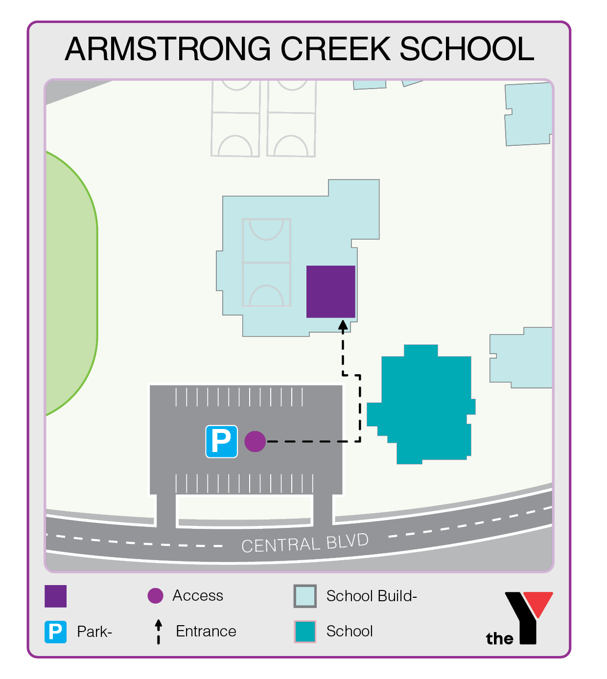 Armstrong Creek School map