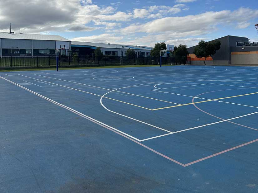 Armstrong Creek school full outdoor basketball court for hire